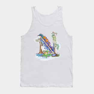 N - an illuminated letter Tank Top